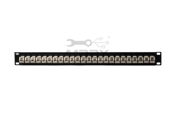 24Port Cat - 7 - STP Loaded Patch Panel - 180° - Image 2