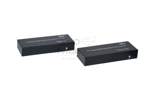 Hdmi / Dvi / Vga + Usb Extender with Local Loop Out And  IP SC SM Single Fiber 20Kms + Cat 6 - Cable 120mtrs - Image 2