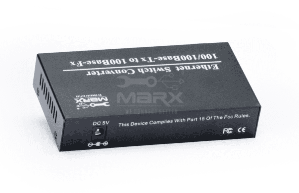 100Mbps - 2*SC + 3*RJ45 - SM single fiber - 25KM