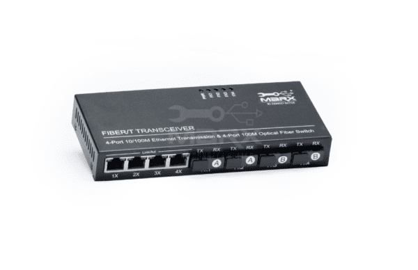 100Mbps - 4*SC + 4*RJ45 - SM single fiber - 25KM - Image 3