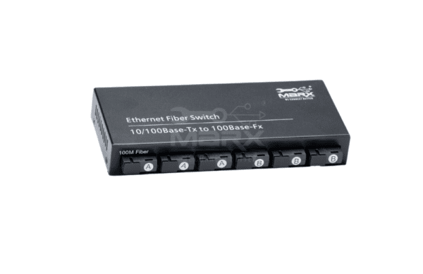 100Mbps - 6*SC + 2*RJ45 - SM single fiber - 25KM - Image 2