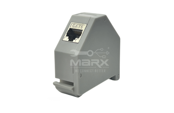 Din Rail Mount Box - 35mm - Cat - 6 I/O - STP