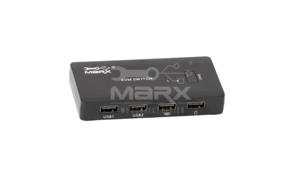 2 Port USB Display Manual KVM Switch