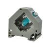 Marx Din Rail Mount Box 35mm With Short Wing SC Coupler - OM3  Mode - Simplex - Aqua Blue