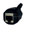 Marx - Made Of Nylon PA66 - M23 Water Proof Tube - IP68 Approved  Built In - RJ45 Cat - 6A Coupler - Blue Ring - No Tube