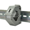 Din Rail Mount Box - 35mm - Usb 2.0 V Keystone (AF-AF)