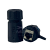 Marx - Made Of Nylon PA66 - M23 Water Proof Tube - IP68 Approved  Built In - RJ45 Cat - 6A Coupler - Blue Ring - Single Tube