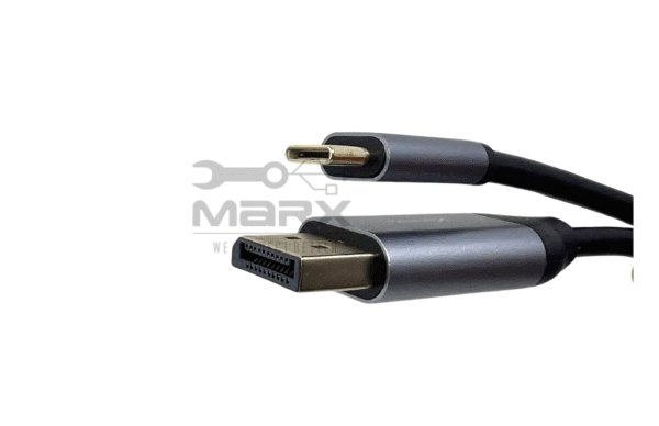 USB C 3.1 V To Display Port Cable Male - 2mtrs