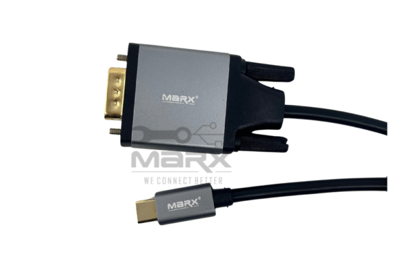 USB C 3.1 V To Vga Cable Male - 2mtrs