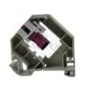 Din Rail Mount Box 35mm With Short Wing SC Coupler - OM4  Mode - Simplex - Purple