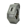 Din Rail Mount Box - 35mm - Usb 2.0 V Keystone (AF-AF)