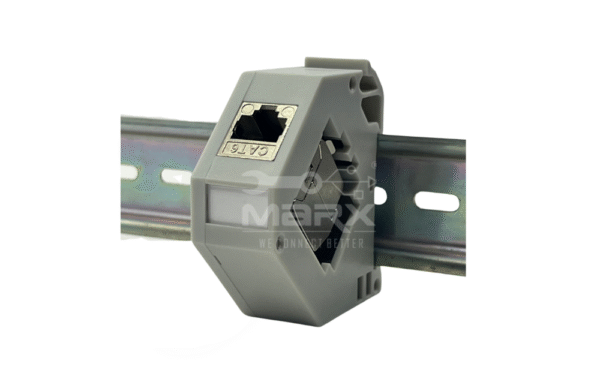 Din Rail Mount Box - 35mm - Cat - 6 I/O - STP