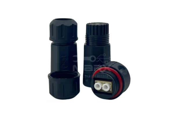 Marx - Made Of Nylon PA66 - M20 Water Proof Tube - IP68 Approved  Assembly With Detachable - SC - Simplex Coupler - Multi-Mode - Baige