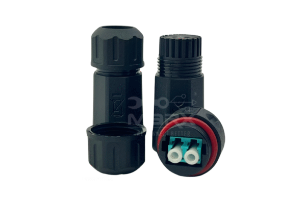 Marx - Made Of Nylon PA66 - M20 Water Proof Tube - IP68 Approved  Assembly With Detachable - SC - Simplex Coupler - OM3 - Aqua Blue