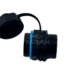 Marx - Made Of Nylon PA66 - M23 Water Proof Tube - IP68 Approved  Built In - RJ45 Cat - 6A Coupler - Blue Ring - No Tube