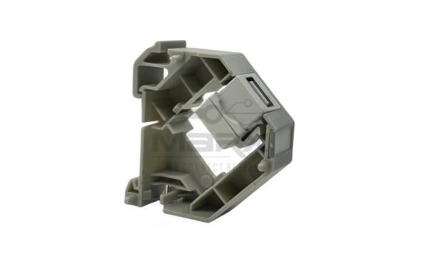 Din Rail Mount Box - 35mm - Usb 2.0 V Keystone (AF-AF)