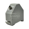Din Rail Mount Box 35mm With FC Coupler - Simplex - Metal