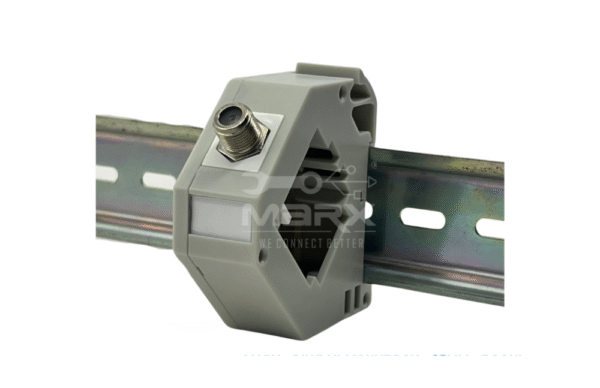 Din Rail Mount Box - 35mm - F Connector Keystone