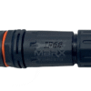 Marx - Made Of Nylon PA66 - M23 Water Proof Tube - IP68 Approved  Built In - RJ45 Cat - 6 Coupler - Orange Ring - No Tube