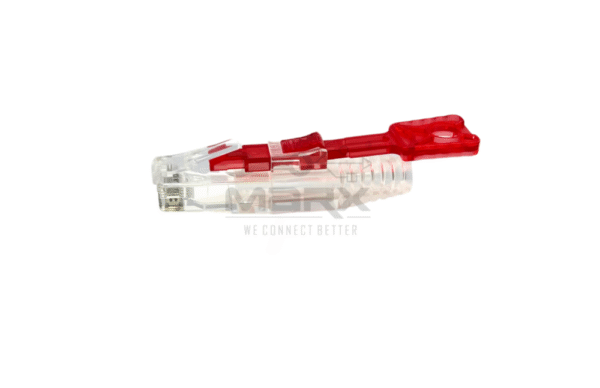 RJ45 Connector - Cat6A - Unshielded - With Lock and Key Boot