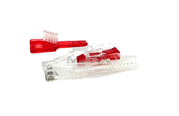 RJ45 Connector - Cat6A - Unshielded - With Lock and Key Boot