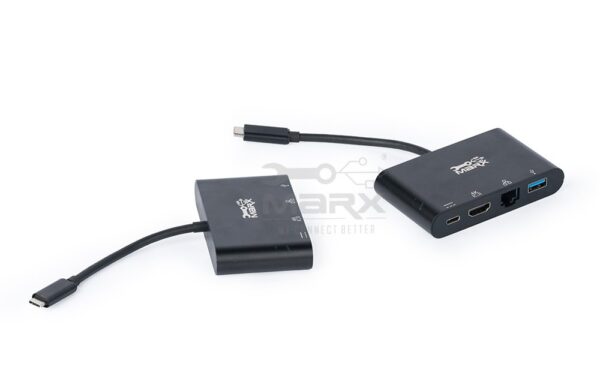 C To USB+Pd+RJ45+Hdmi
