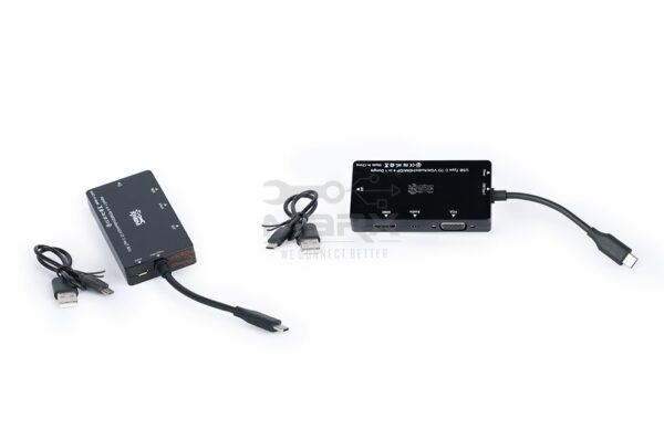 C To Vga+Audio+Hdmi+Dp