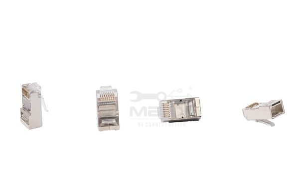 RJ45 Connector - Cat 6 - PASS THRU - Shielded (100nos)