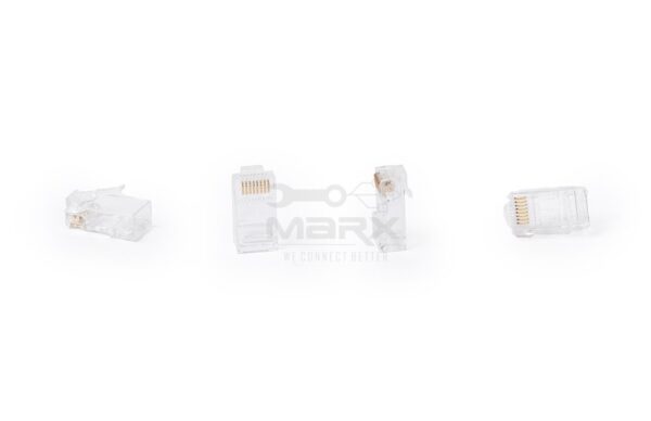 RJ45 Connetor - Cat 6 - PASS THRU - Unshielded (100nos)