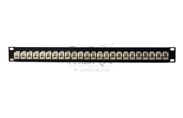 24Port Cat - 6a - STP Loaded Patch Panel - 180°