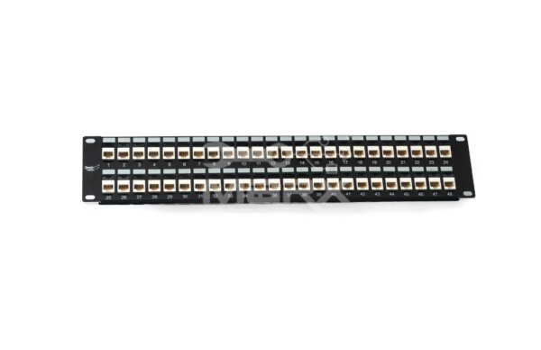 2U - 48Port Cat - 6 loaded Patch Panel - Coupler model