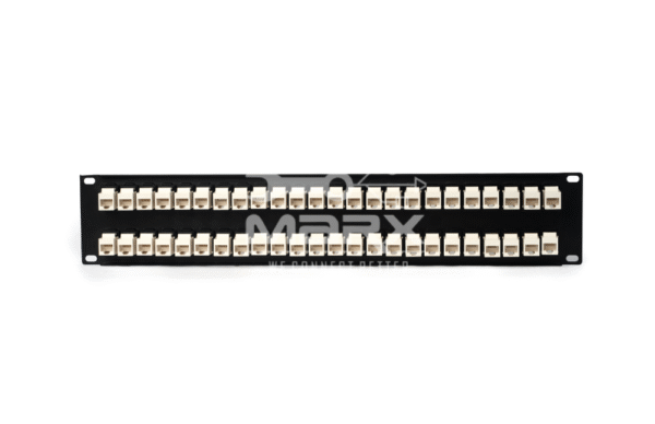 2U - 48Port Cat - 6 loaded Patch Panel - Coupler model