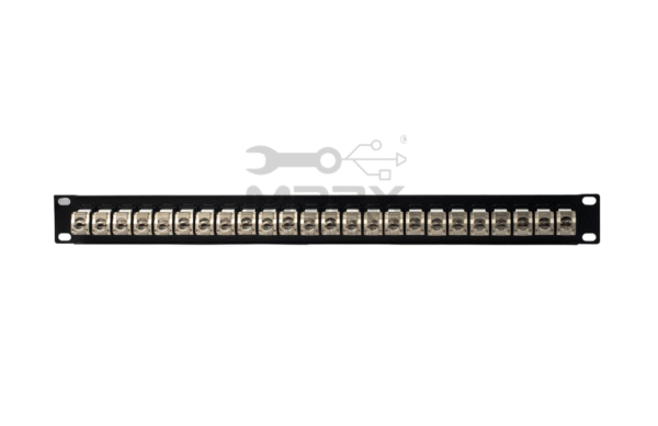 24Port Cat - 7 - STP Loaded Patch Panel - 180°