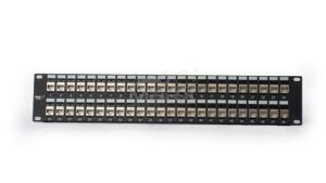 2U - 48Port Cat - 7 - STP loaded Patch Panel - 180°