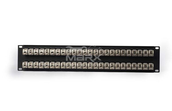 2U - 48Port Cat - 7 - STP loaded Patch Panel - 180°