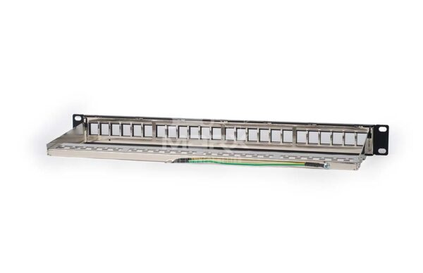 24-Port Unloaded Patch Panel with Cable Manager
