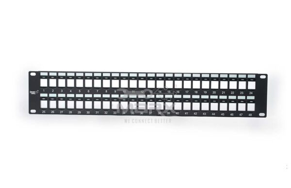 2U - 48Port Unloaded Patch Panel