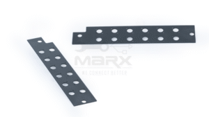 Black Plate For Link Basic Patch Panel - ST - 12 Holes